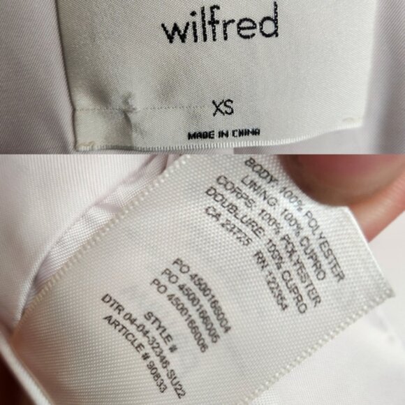 Aritzia Wilfred Cherrelle Light Pink Double-breasted Blazer Size XS - Picture 15 of 16